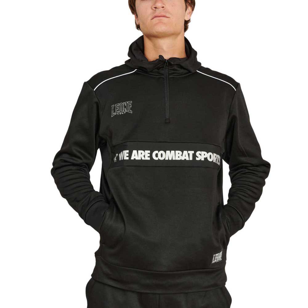 Leone1947 Outline Hoodie Schwarz L Mann Leone1947 Outline Hoodie Schwarz L Mann von Leone1947