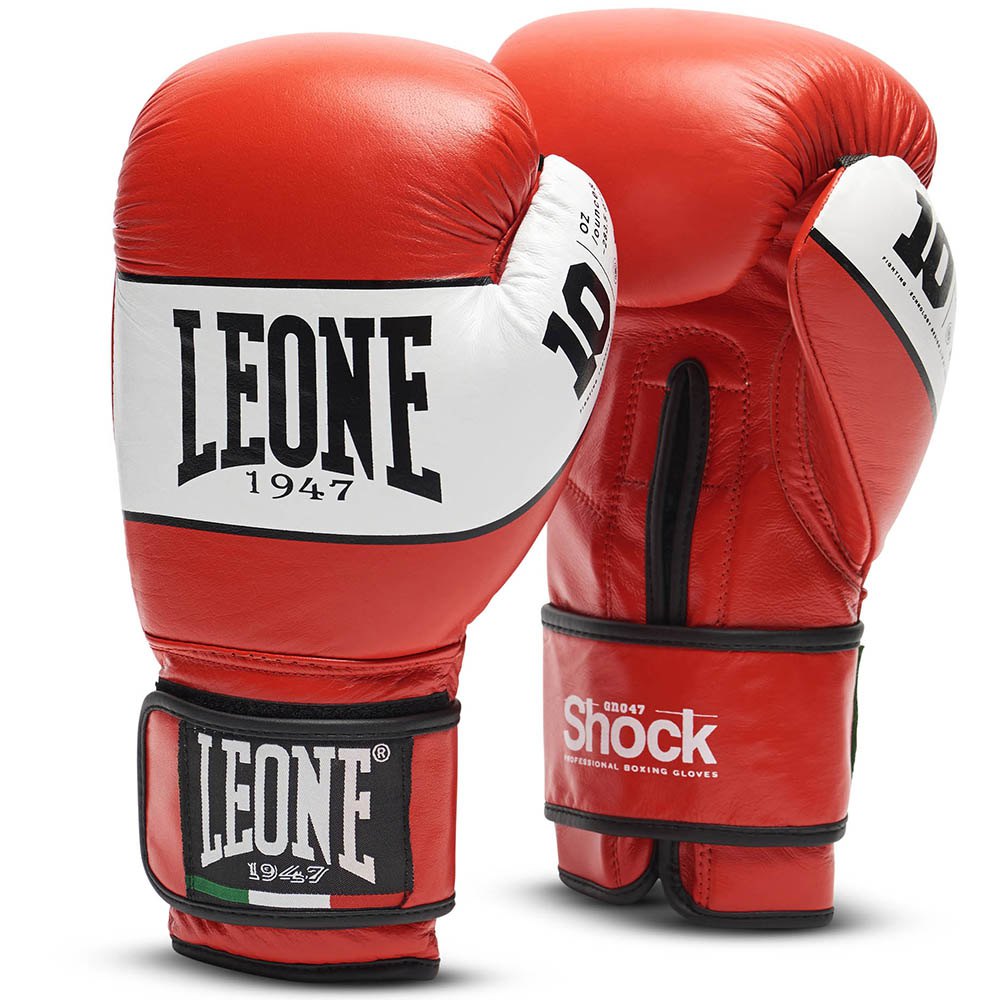 Leone1947 Shock Combat Gloves Rot 12 oz Leone1947 Shock Combat Gloves Rot 12 oz von Leone1947