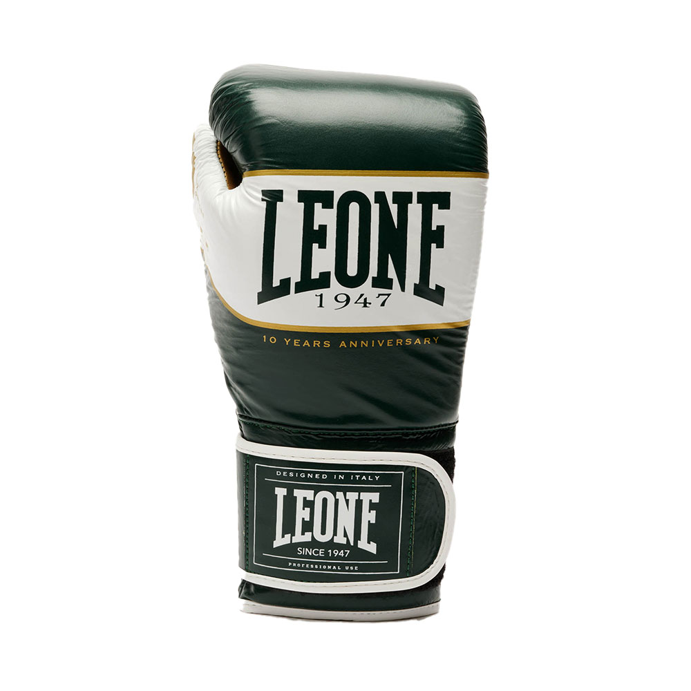 Leone1947 Shock X Artificial Leather Boxing Gloves Grün 10 Oz von Leone1947