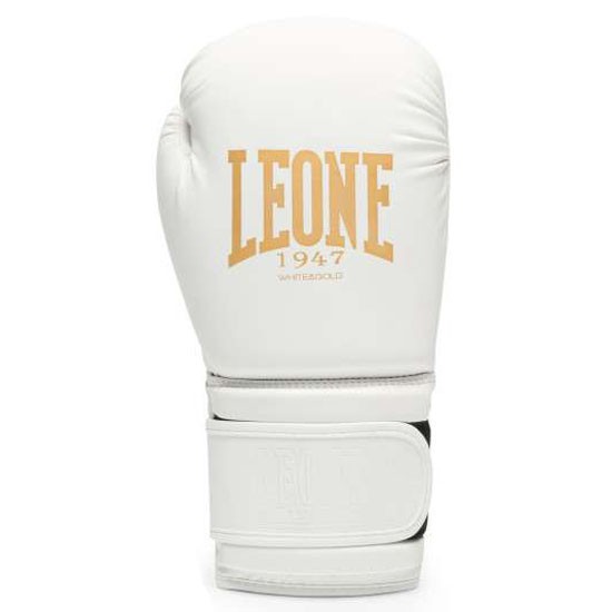 Leone1947 White&gold Artificial Leather Boxing Gloves Weiß 10 Oz Leone1947 White&gold Artificial Leather Boxing Gloves Weiß 10 Oz von Leone1947