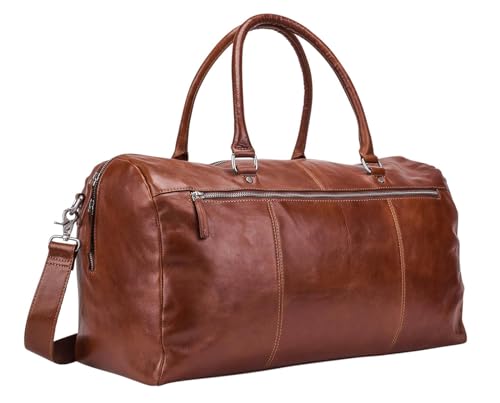 Leonhard Heyden Cambridge Reisetasche 50 cm Cognac von Leonhard Heyden