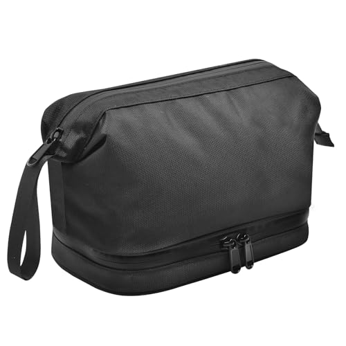 Lermende Kulturbeutel für Herren Kosmetiktasche: Wasserdicht Reise-Kulturtasche, Waschtasche mit Trocken-/Nasstasche, kompakte Reise-Kulturtasche für Rasierutensilien und Toilettenartikel-Schwarz Lermende Kulturbeutel für Herren Kosmetiktasche: Wasserdicht Reise-Kulturtasche, Waschtasche mit Trocken-/Nasstasche, kompakte Reise-Kulturtasche für Rasierutensilien und Toilettenartikel-Schwarz von Lermende