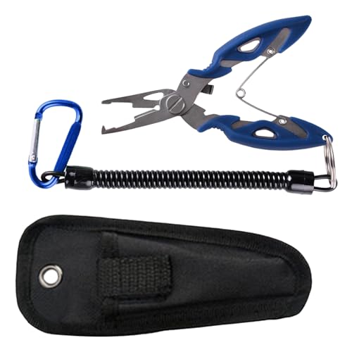 Lerpwige Angeln Zangen Multifunktionale Rostfreie Linie Mit Lanyard StainlessHook Remover Angeln Tackle Tool von Lerpwige