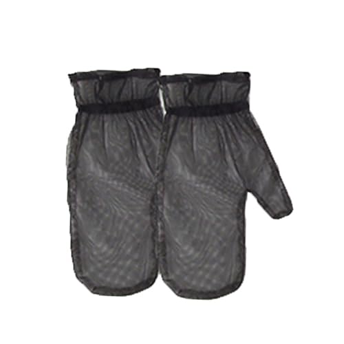 Lerpwige Mückenschutz-Handschuh, Fußabdeckung, Outdoor, atmungsaktive Netz-Handabdeckung, Moskito-Mesh-Handschuh für Camping, Angeln von Lerpwige
