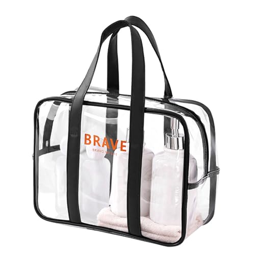 Reise Kulturbeutel Wasserabweisende Make Up Tasche Kosmetiktasche Trocken Und Nasstrennung Strandtasche Make Up Aufbewahrungstasche von Lerpwige