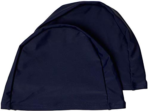 Leshang Badekappe aus Elastan, hohe Elastizität, für Erwachsene, Kinder, Einheitsgröße, Marineblau, 2 Stück Leshang Badekappe aus Elastan, hohe Elastizität, für Erwachsene, Kinder, Einheitsgröße, Marineblau, 2 Stück von Leshang