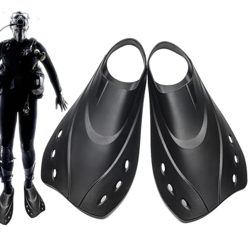 Lesunbak Schwimmflosse, schwimmende Schwimmflossen | Ergonomische bequeme Tauchflossen, professionelle kurze Schwimmflossen, kurze Schwimmflossen zum Schwimmen von Lesunbak