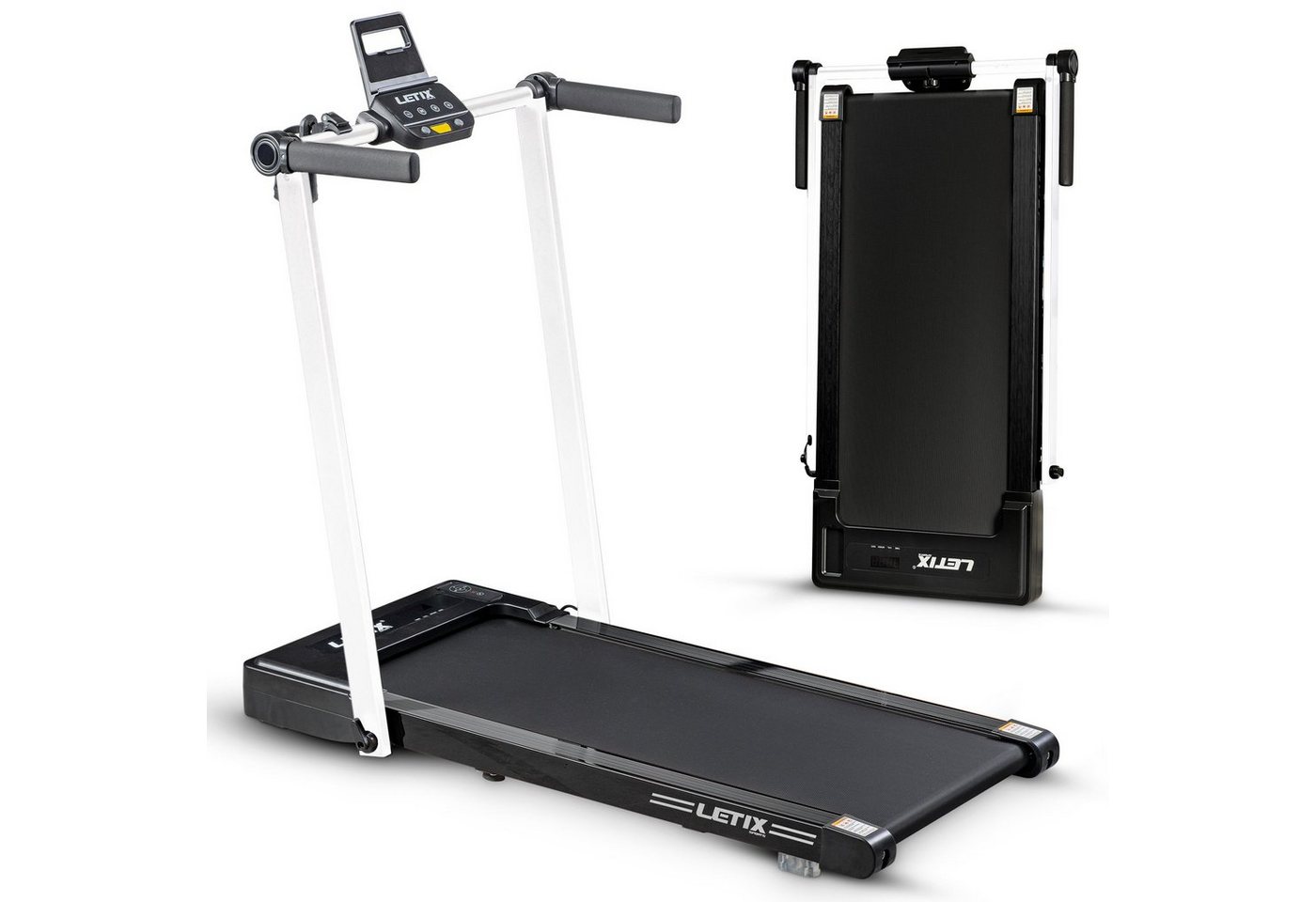 Letix Sports Laufband FoldPro 2in1 mit LCD-Display, Bluetooth & APP Funktion, für zu Hause und Büro, motorisiertes Fitnessgerät, Heimtrainer Letix Sports Laufband FoldPro 2in1 mit LCD-Display, Bluetooth & APP Funktion, für zu Hause und Büro, motorisiertes Fitnessgerät, Heimtrainer von Letix Sports