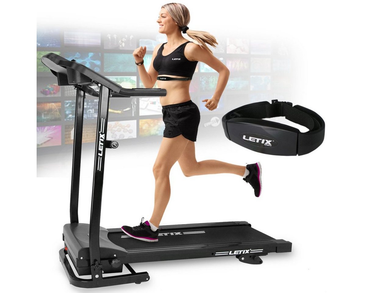 Letix Sports Laufband Speedrunner mit LCD-Display Motorisiertes Fitnessgerät (Heimtrainer elektrisch), mit Bluetooth & APP Funktion von Letix Sports