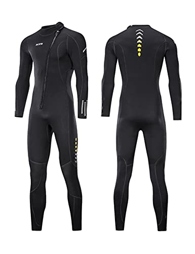 Neoprenanzug Herren Ganzkörper Tauchanzug Front Zip Neoprenanzug zum Tauchen Schnorcheln Surfen Schwimmen Herrn Schwarz Gr??e XL Neoprenanzug Herren Ganzkörper Tauchanzug Front Zip Neoprenanzug zum Tauchen Schnorcheln Surfen Schwimmen Herrn Schwarz Gr??e XL von Letuwj
