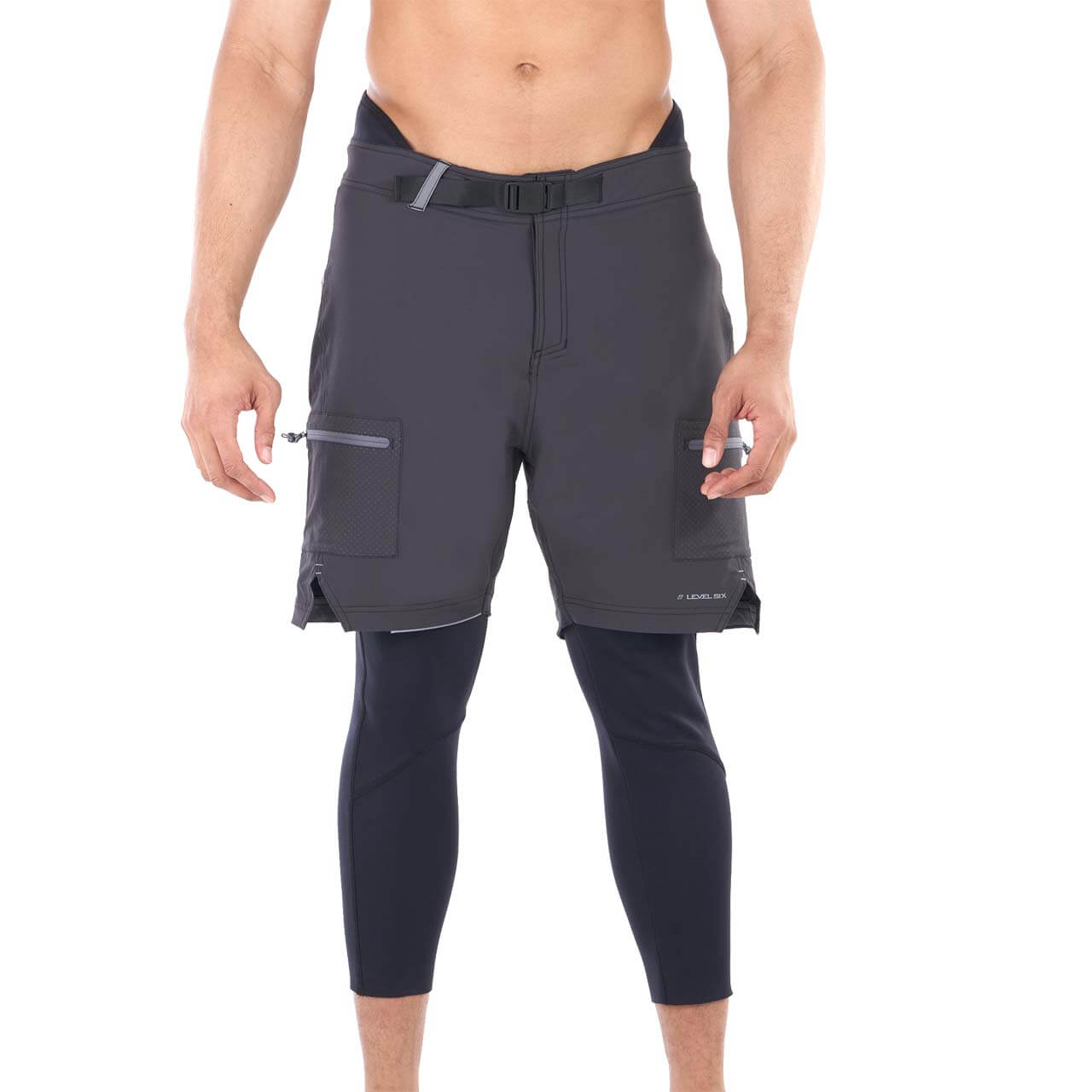 Level Six Full Monty Paddelshorts - Black, XXL | 38 von Level Six
