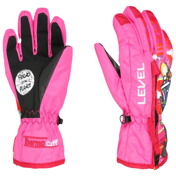 LEVEL - Kid's Dudy - Handschuhe Gr I - 2-3 years rosa von Level