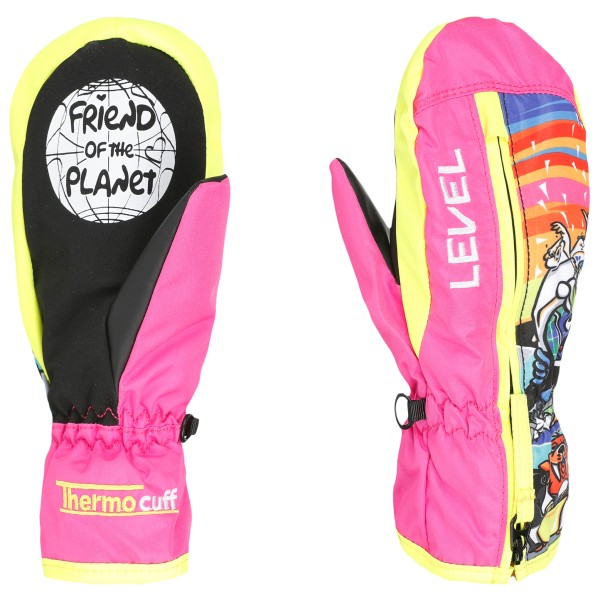 LEVEL - Kid's Dudy Mitt - Handschuhe Gr III - 5-6 years rosa von Level