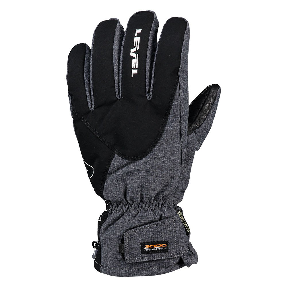 Level Alpine Gloves Schwarz S-M Mann von Level