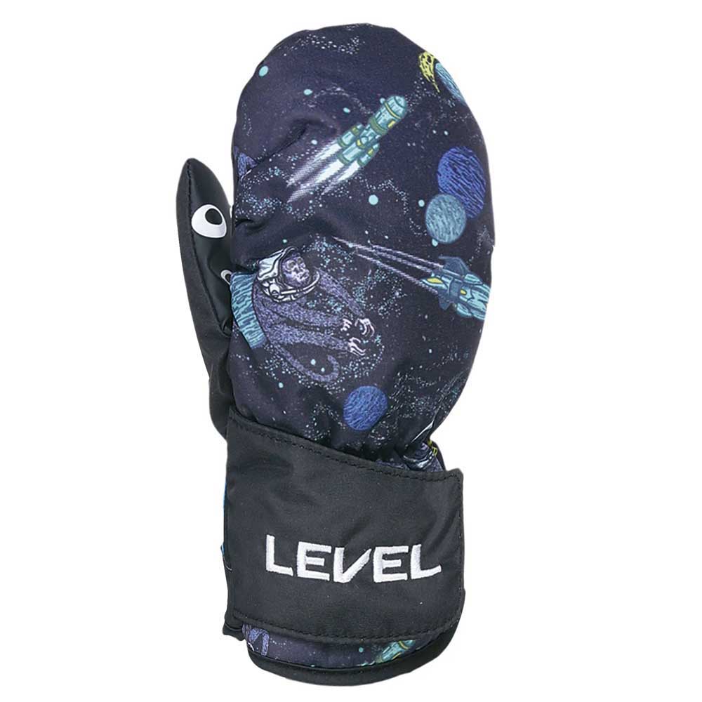 Level Animal Mittens Blau,Schwarz 4-5 Years Junge von Level