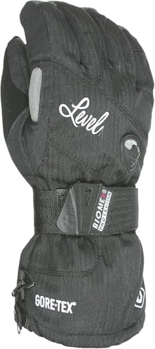Level Half Pipe Gore-Tex - Snowboard Handschuhe, Thermohandschuhe Winter Herren mit Verstellbarem Riemen und Stulpe, Ski- und Winterhandschuhe Herren Wasserdicht, Atmungsaktiv für Snowboard - 1 Paar Level Half Pipe Gore-Tex - Snowboard Handschuhe, Thermohandschuhe Winter Herren mit Verstellbarem Riemen und Stulpe, Ski- und Winterhandschuhe Herren Wasserdicht, Atmungsaktiv für Snowboard - 1 Paar von Level