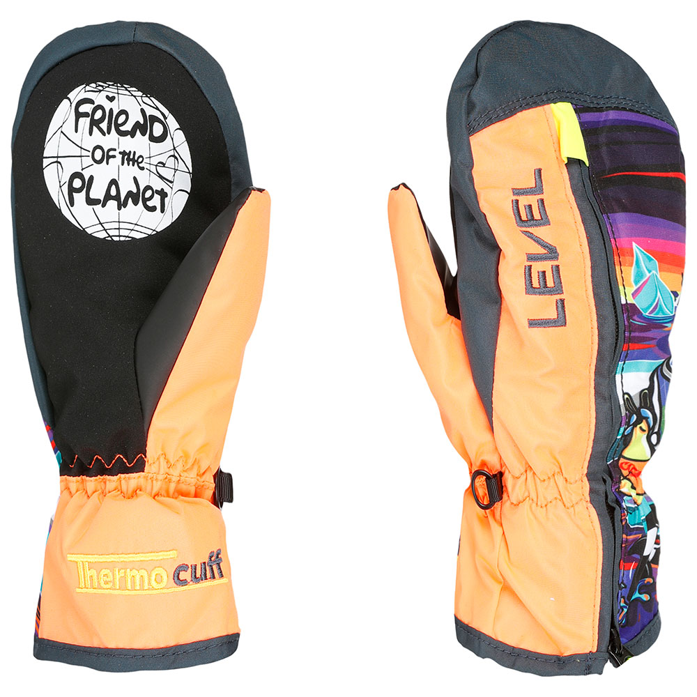 Level Dudy Mittens Orange 7-8 Years Junge von Level