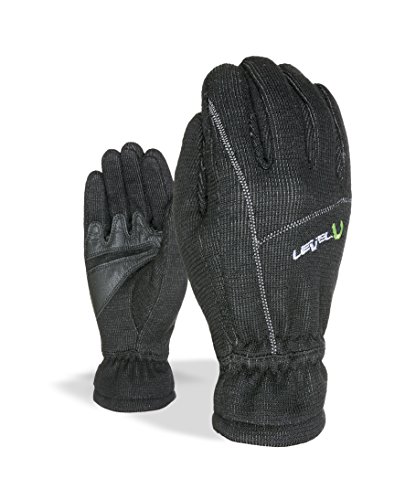 Level Handschuhe Wool M schwarz - schwarz von Level