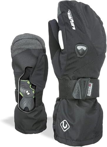 Level Fly - Snowboard Handschuhe, Thermohandschuhe Winter Herren mit Verstellbarem Riemen und Stulpe, Ski- und Winterhandschuhe Herren Wasserdicht, Atmungsaktiv für Snowboard und Skifahren - 1 Paar von Level