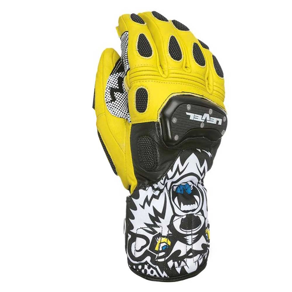 Level Lv3015ug Sq Cf Gloves Gelb,Schwarz S Mann Level Lv3015ug Sq Cf Gloves Gelb,Schwarz S Mann von Level