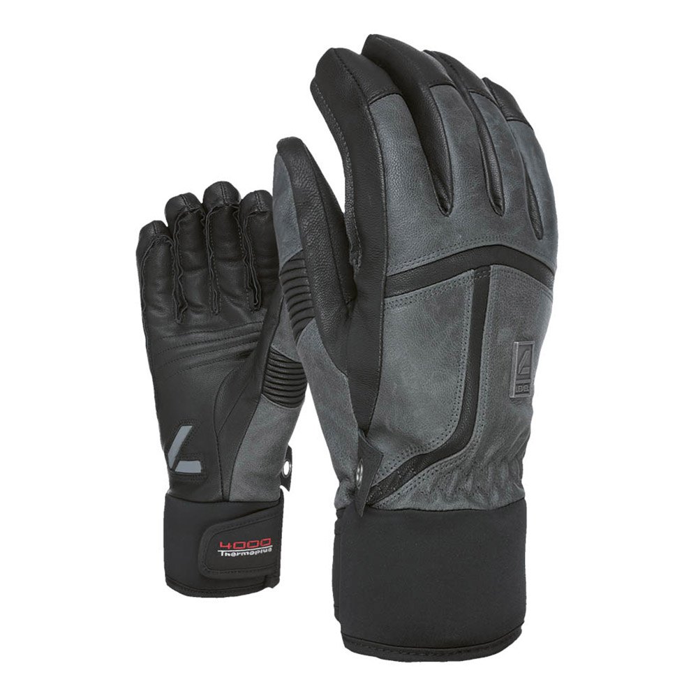 Level Off Piste Leather Gloves Grau 2XL Mann von Level