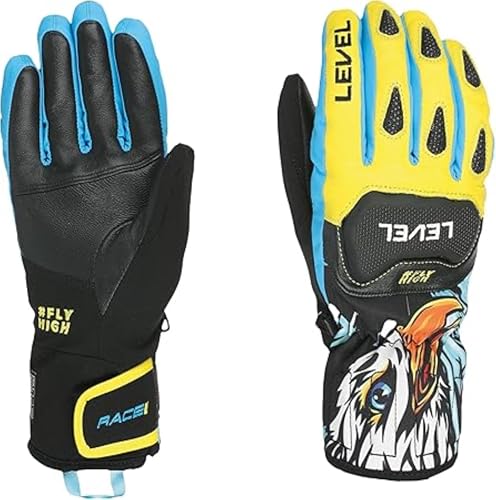 Level Replica - Skihandschuhe Herren, Knöchelschützer aus Leder und Stoff, Winterhandschuhe Herren Wasserdicht für Extreme Kälte, Thermohanschuhe für Skifahren, Schneebekleidung für Herren - 1 Paar Level Replica - Skihandschuhe Herren, Knöchelschützer aus Leder und Stoff, Winterhandschuhe Herren Wasserdicht für Extreme Kälte, Thermohanschuhe für Skifahren, Schneebekleidung für Herren - 1 Paar von Level