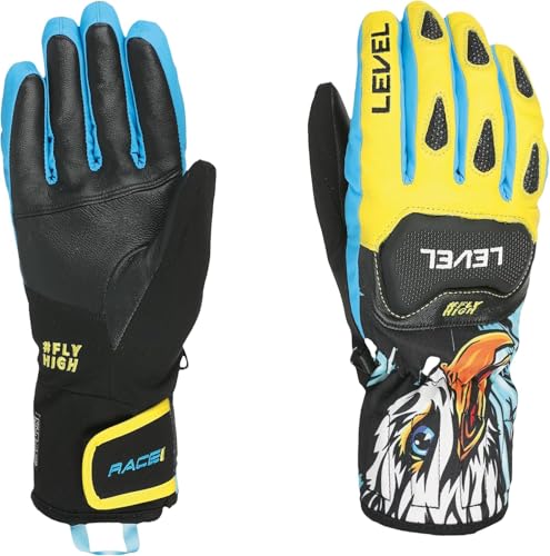 Level Replica - Skihandschuhe Herren, Knöchelschützer aus Leder und Stoff, Winterhandschuhe Herren Wasserdicht für Extreme Kälte, Thermohanschuhe für Skifahren, Schneebekleidung für Herren - 1 Paar Level Replica - Skihandschuhe Herren, Knöchelschützer aus Leder und Stoff, Winterhandschuhe Herren Wasserdicht für Extreme Kälte, Thermohanschuhe für Skifahren, Schneebekleidung für Herren - 1 Paar von Level