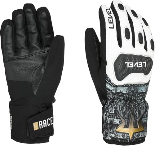 Level Replica - Skihandschuhe Herren, Knöchelschützer aus Leder und Stoff, Winterhandschuhe Herren Wasserdicht für Extreme Kälte, Thermohanschuhe für Skifahren, Schneebekleidung für Herren - 1 Paar Level Replica - Skihandschuhe Herren, Knöchelschützer aus Leder und Stoff, Winterhandschuhe Herren Wasserdicht für Extreme Kälte, Thermohanschuhe für Skifahren, Schneebekleidung für Herren - 1 Paar von Level