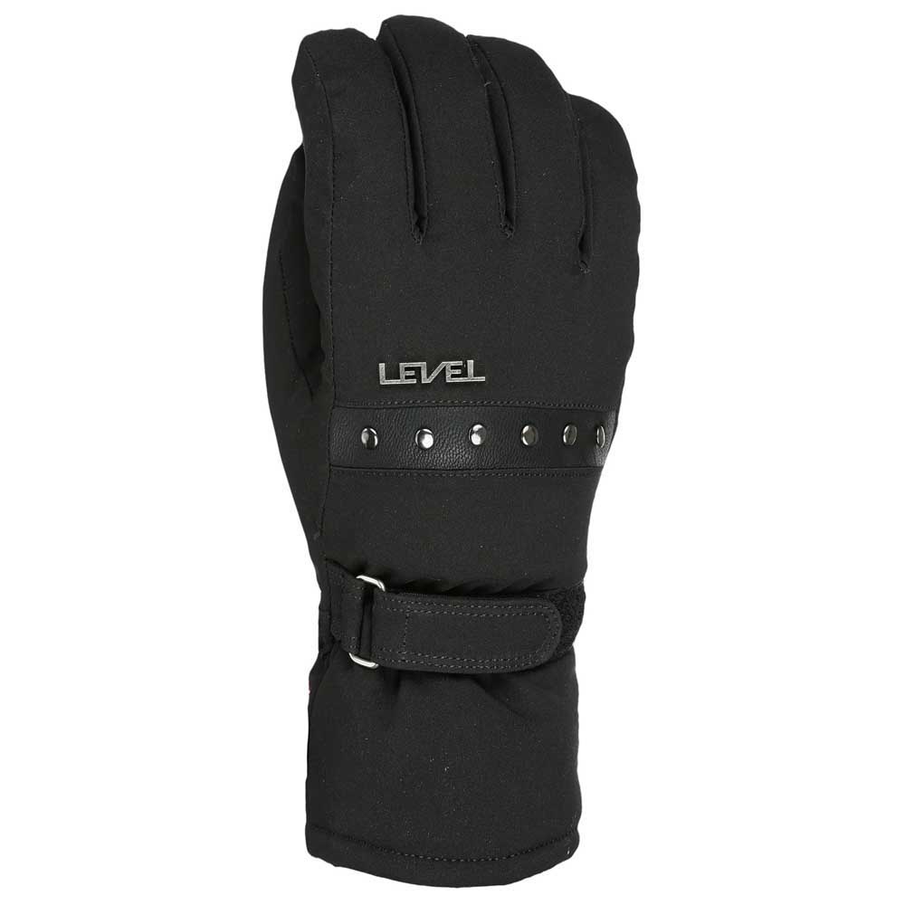 Level Venus Gloves Schwarz M Frau von Level