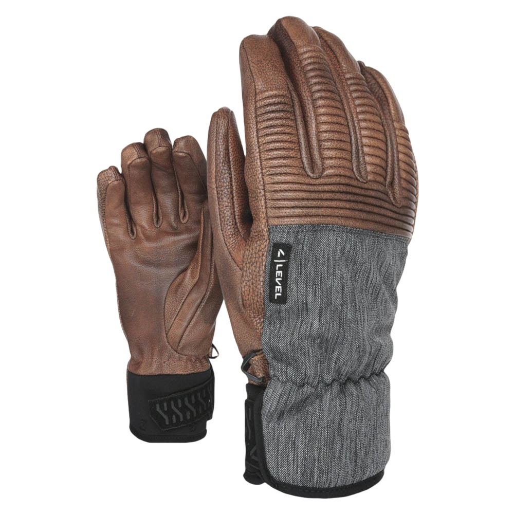 Level Wrangler Gloves Braun M-L Mann von Level