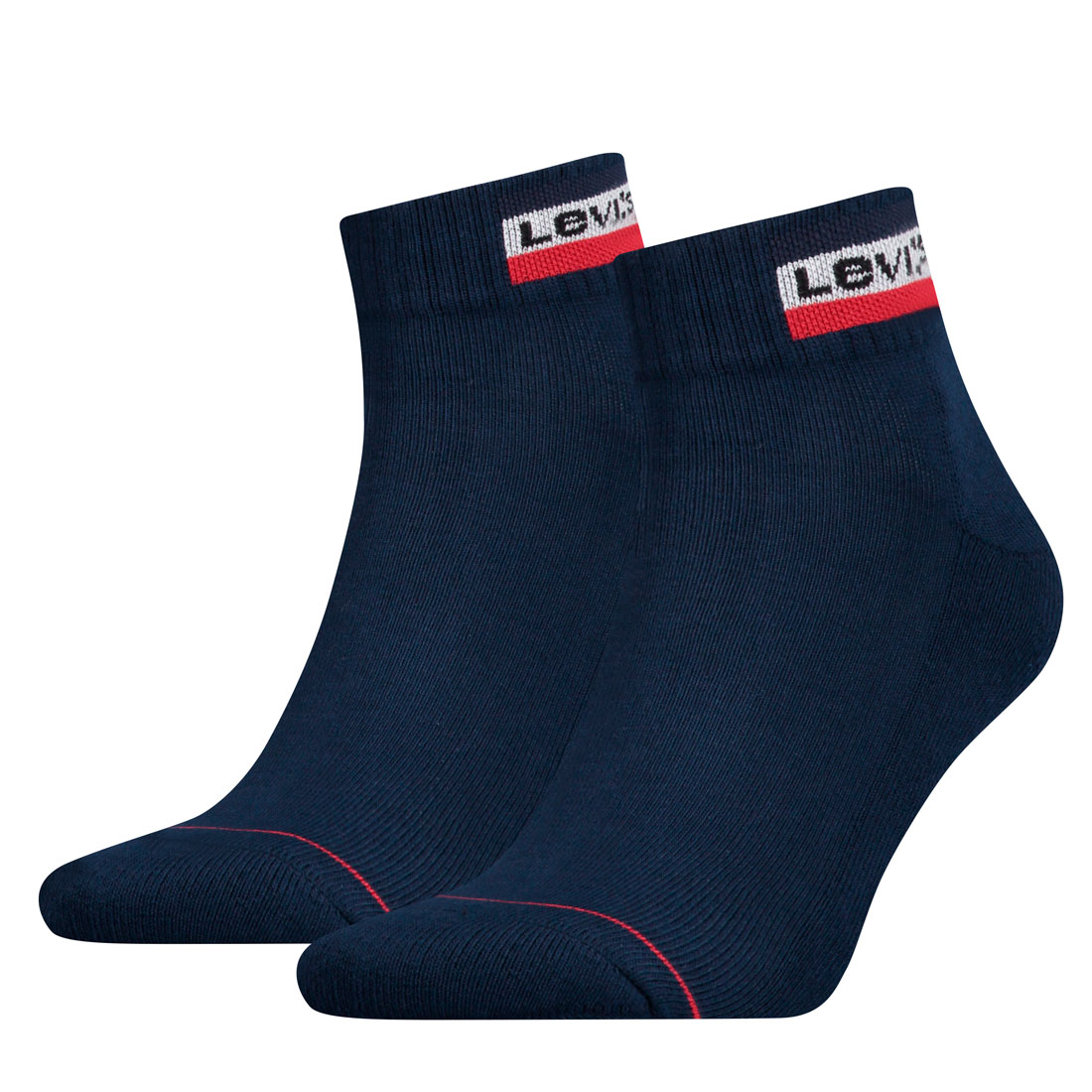 2 Paar Levis 144NDL Mid Cut SPRTWR L Unisex Socken Strümpfe 902011001 2 Paar Levis 144NDL Mid Cut SPRTWR L Unisex Socken Strümpfe 902011001 von Levi's
