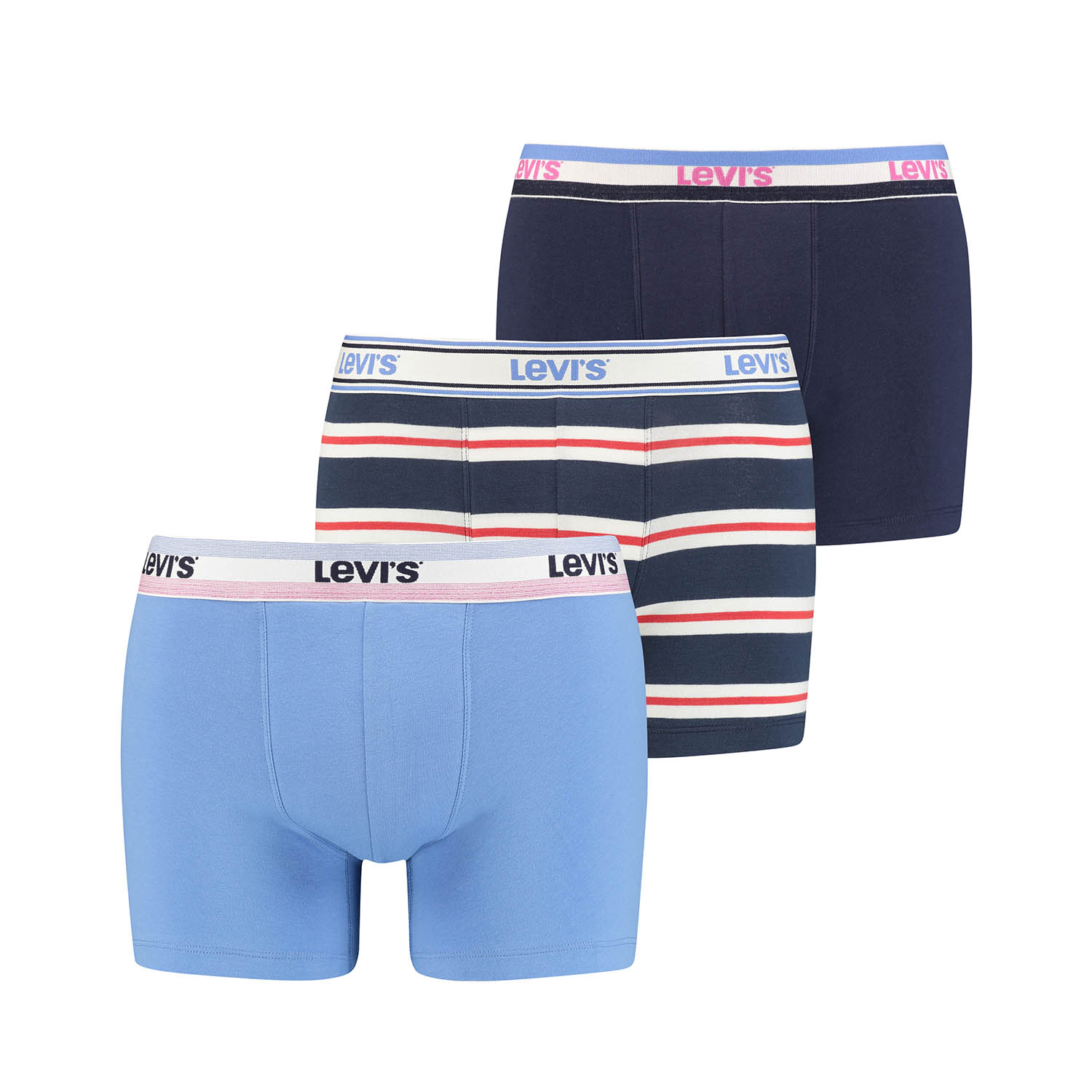 3 er Pack Levis Boxer Brief Herren LOGO Boxershorts Unterhose Pant Unterwäsche G... von Levi&#039;s