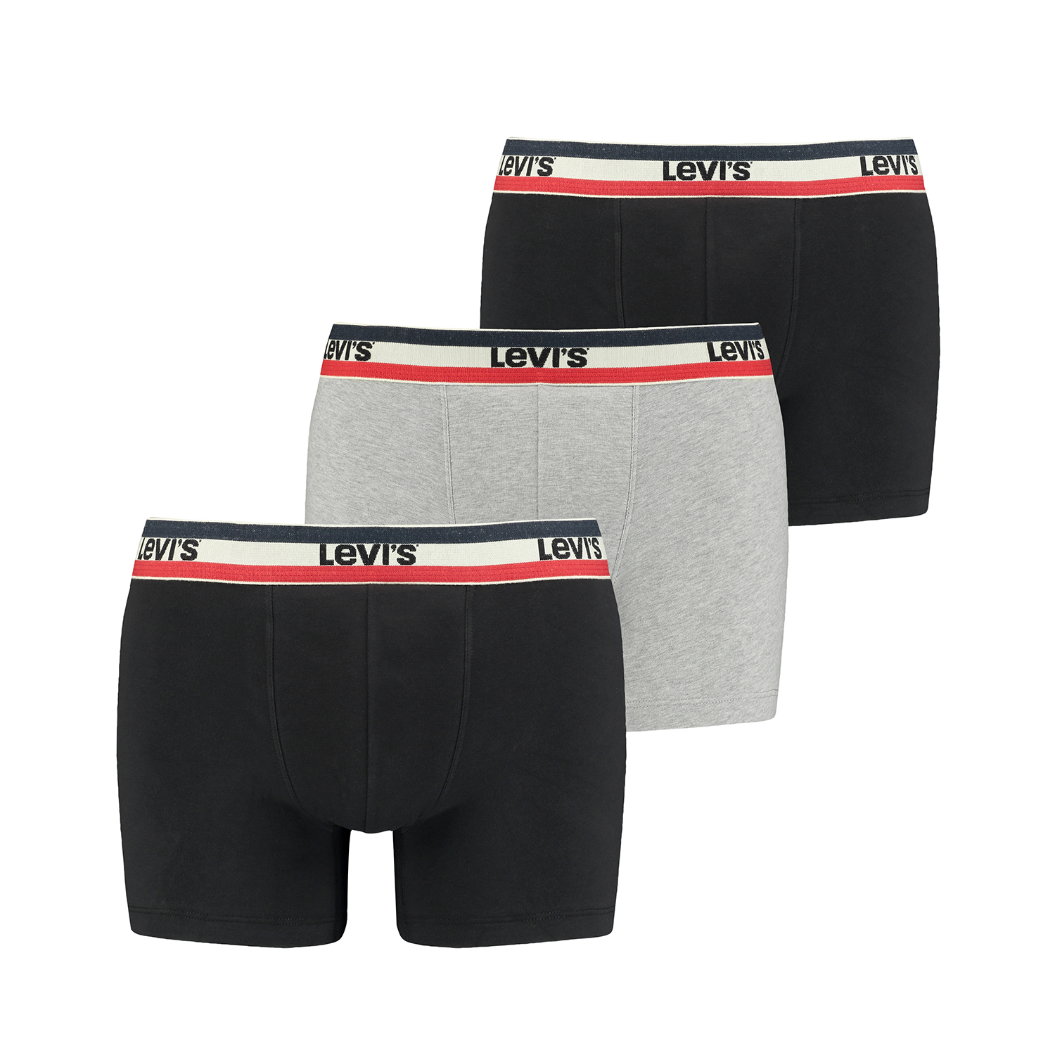 3er Pack Herren Levis SPRTSWR LOGO BOXER BRIEF Boxershorts Unterwäsche Pants 3er Pack Herren Levis SPRTSWR LOGO BOXER BRIEF Boxershorts Unterwäsche Pants von Levi's