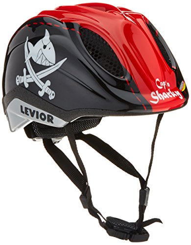 Levior Kinder Fahrradhelm Primo Lizenz, Capt´N Sharky, 46-51 cm, 45002800 von Levior