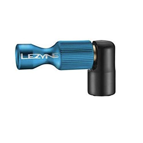 Lezyne CO2 Pumpenkopf Trigger Drive CNC blau-glänzend, 1-C2-TRDR-V210 Minipumpe, One Size von Lezyne