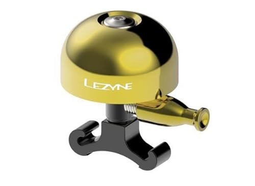 Lezyne Classic Brass Klingel M, Gold, Limited Edition goldene Halterung Lezyne Classic Brass Klingel M, Gold, Limited Edition goldene Halterung von LEZYNE