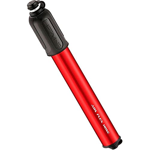 Lezyne Minipumpe CNC Drive HV Medium, rot-glänzend 90PSI, 21, 6cm, 1-MP-HVDR-V2M11, M/21.6 cm von Lezyne