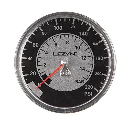Lezyne Pumpe Manometer, Schwarz/Silber, 1-RP-FLGUE-V3220 Lezyne Pumpe Manometer, Schwarz/Silber, 1-RP-FLGUE-V3220 von LEZYNE