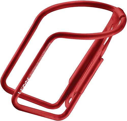 Lezyne Wasserflaschenhalter Power Cage Alu, rot-glänzend, 1-BC-POLE-V111 Flaschenhalter, 66g von Lezyne