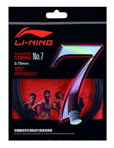 Li-Ning Badminton Schläger-Saite No. 7 schwarz von LI-NING