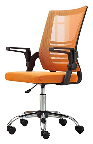 LiChA Bürostuhl, Computerstuhl, drehbare Armlehne, Hubtisch und Stuhl, Chefsessel, ergonomischer Netzstuhl, Bürostuhl, Spielstuhl, Stuhl (Farbe: Orange) von LiChA