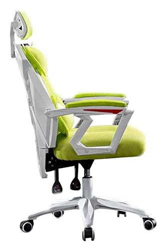 LiChA Bürostuhl, E-Sport-Stuhl, Verstellbarer ergonomischer Rennstuhl, Computerstuhl, Chefsessel mit hoher Rückenlehne, Bürostuhl, Lift-Drehstuhl, Stuhl (Farbe: Grün) von LiChA