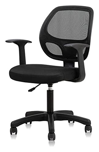 LiChA Bürostuhl, E-Sport-Stuhl, ergonomischer Computerstuhl, Mesh-Bossstuhl, Drehstuhl mit hoher Rückenlehne, Arbeits- und Studienstuhl, Stuhl (Farbe: Schwarz, Größe: Einheitsgröße) von LiChA