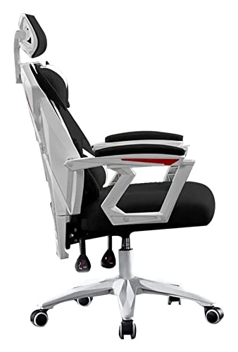 LiChA Bürostuhl, E-Sport-Stuhl, ergonomischer Rennstuhl, Computerstuhl, Chefsessel mit hoher Rückenlehne, Bürostuhl, Lift-Drehstuhl, Stuhl (Farbe: Schwarz) von LiChA