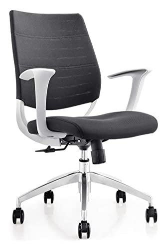 LiChA Bürostuhl, ergonomischer Tisch und Stuhl, drehbarer Netzstoff, Computer-Arbeitsstuhl, Armlehnenkissen, Sitz, Gaming-Stuhl, Stuhl (Farbe: Weiß, Größe: freie Größe) von LiChA