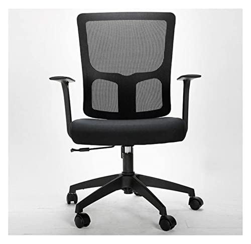 LiChA Bürostuhl Büro-Schreibtischstuhl Computerstuhl Lift Mesh-Drehstuhl Ergonomischer Stuhl Arbeitsstuhl Rückenlehne Gaming-Stuhl Stuhl (Farbe: Schwarz, Größe: Einheitsgröße) erforderlich von LiChA