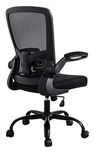 LiChA Bürostuhl Bürolift Drehstuhl Computerstuhl Chefsessel Ergonomischer Bürostuhl Taillenstütze Netzsitz Spielstuhl Stuhl (Farbe: Vollschwarz) erforderlich von LiChA