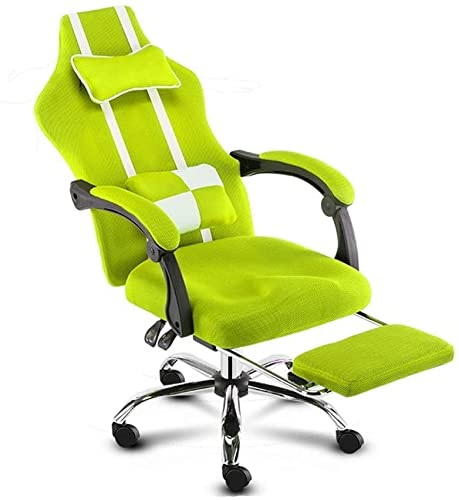 LiChA Bürostuhl E-Sport-Game-Stuhl Computerstuhl Ergonomische Rückenlehne Bürostuhl Drehstuhl Boss Lift Seat Arbeitsstuhl Stuhl (Farbe: Grün) erforderlich von LiChA