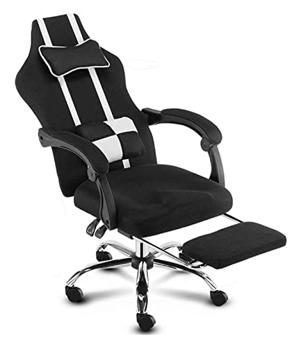 LiChA Bürostuhl E-Sport-Game-Stuhl Computerstuhl Ergonomische Rückenlehne Bürostuhl Drehstuhl Boss Lift Seat Arbeitsstuhl Stuhl (Farbe: Schwarz) erforderlich von LiChA