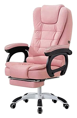 LiChA Bürostuhl E-Sport-Stuhl, Lift-Drehstuhl, hohe Rückenlehne, Büro-Schreibtischstuhl, Ergonomie, Neigungsfunktion, kniender Stuhl, Boss-Stuhl, Stuhl (Farbe: Rosa) erforderlich von LiChA